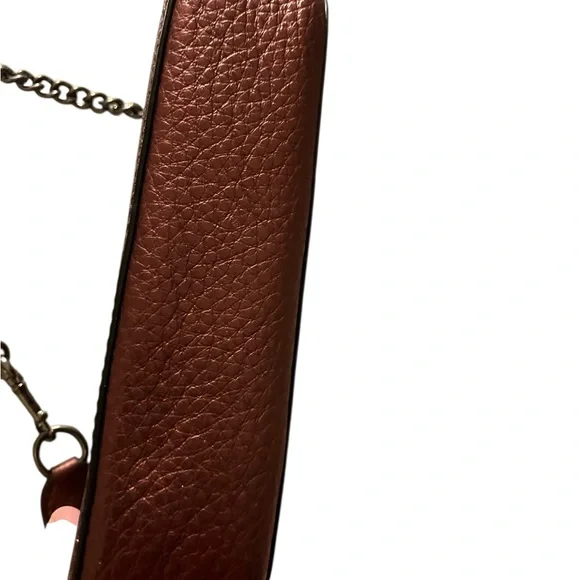 Coach Metallic Purple Wristlet with Chain Strap. NWOT - Picture 6 of 8